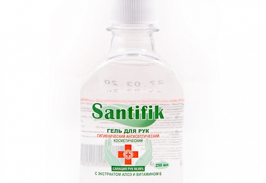 Гель для рук гигиенический антисептический santifik-250
